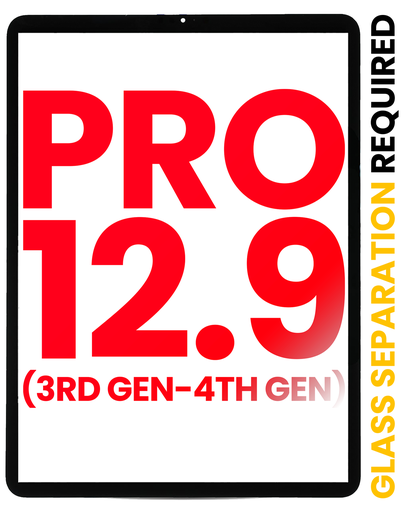 Digitizer Compatible For iPad Pro 12.9&quot; 3rd Gen (2018) / 12.9&quot; 4th Gen (2020) (Glass Separation Required) (Aftermarket Plus) (All Colors)
