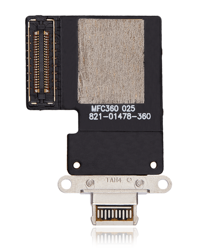Charging Port Flex Cable Compatible For iPad Pro 12.9&quot; 3rd Gen (2018) / 4th Gen (2020) / iPad Pro 11&quot; 1st Gen (2018) / Pro 11&quot; 2nd Gen (2020) (Aftermarket Plus) (White)