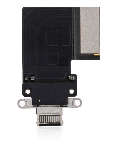 Charging Port Flex Cable Compatible For iPad Pro 12.9&quot; 3rd Gen (2018) / 4th Gen (2020) / iPad Pro 11&quot; 1st Gen (2018) / Pro 11&quot; 2nd Gen (2020) (Premium) (Black)