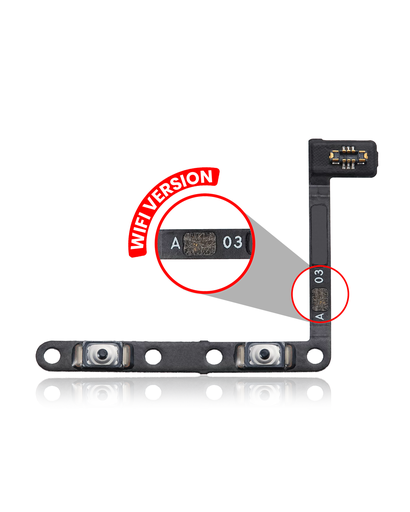 Volume Button Flex Cable Compatible For iPad Pro 12.9&quot; 4th Gen (2020) (Wifi Version)