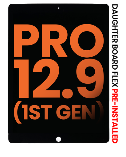 LCD Assembly With Digitizer &amp; Daughter Board Flex Pre-Installed Compatible For iPad Pro 12.9&quot; 1st Gen (2015) (Blemish: Grade A) (Black)
