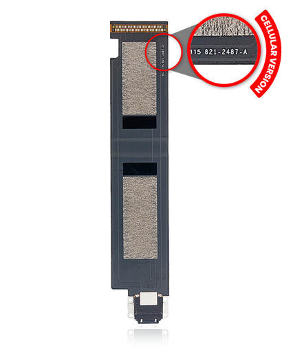 Charging Port Flex Cable Compatible For iPad Pro 12.9&quot; 1st Gen (2015) (Cellular Version) (Space Gray)