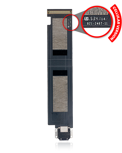 Charging Port Flex Cable Compatible For iPad Pro 12.9&quot; 1st Gen (2015) (Cellular Version) (Silver / Gold)