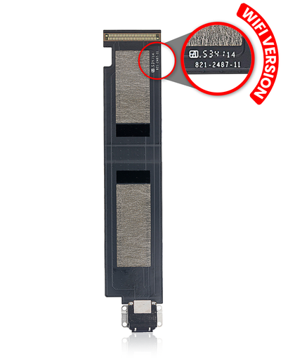 Charging Port Flex Cable Compatible For iPad Pro 12.9&quot; 1st Gen (2015) (WiFi Version) (Space Gray)