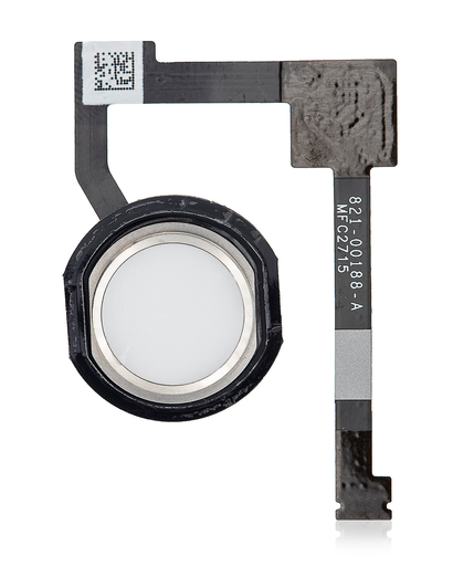 Home Button With Flex Cable Compatible For iPad Pro 12.9&quot; 1st Gen (2015) / Air 2 (Silver)