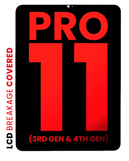 LCD Assembly With Digitizer Compatible For iPad Pro 11&quot; 3rd Gen (2021) / Pro 11&quot; 4th Gen (2022) (Aftermarket Pro: XO7) (Black)