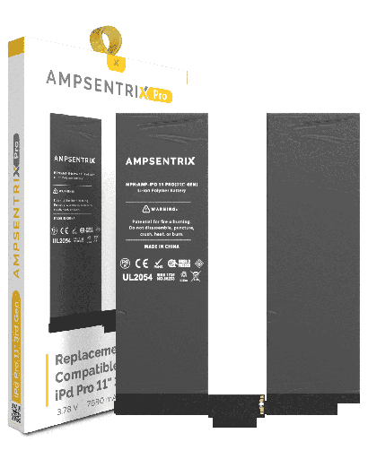 Replacement Battery Compatible For iPad Pro 11&quot; 3rd Gen (2021) (AmpSentrix Pro)