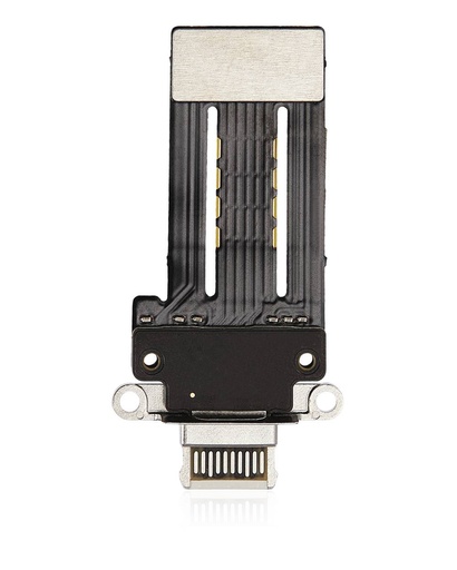 Charging Port Flex Cable Compatible For iPad Pro 11&quot; 3rd Gen (2021) / Pro 11&quot; 4th Gen (2022) / iPad Pro 12.9&quot; 5th Gen (2021) / Pro 12.9&quot; 6th Gen (2022) (Silver) (Aftermarket Plus)