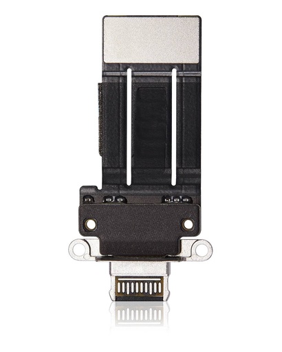 Charging Port Flex Cable Compatible For iPad Pro 11&quot; 3rd Gen (2021) / Pro 11&quot; 4th Gen (2022) / iPad Pro 12.9&quot; 5th Gen (2021) / Pro 12.9&quot; 6th Gen (2022) (Space Gray) (Premium)