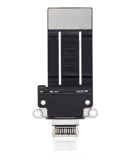 Charging Port Flex Cable Compatible For iPad Pro 11&quot; 3rd Gen (2021) / Pro 11&quot; 4th Gen (2022) / iPad Pro 12.9&quot; 5th Gen (2021) / Pro 12.9&quot; 6th Gen (2022) (Silver) (Premium)