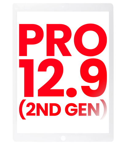 Digitizer Compatible For iPad Pro 12.9&quot; 2nd Gen (2017) (Glass Separation Required) (Aftermarket Plus) (White)