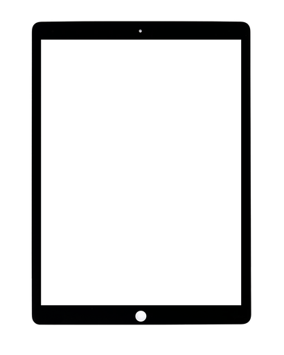 Front Glass Only Compatible For iPad Pro 12.9&quot; 2nd Gen (2017) (Black) (Glass Separation Required)