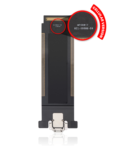 Charging Port Flex Cable Compatible For iPad Pro 12.9&quot; 2nd Gen (2017) (Cellular Version) (Silver / Gold)