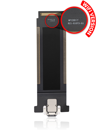 Charging Port Flex Cable Compatible For iPad Pro 12.9&quot; 2nd Gen (2017) (WiFi Version) (Space Gray)