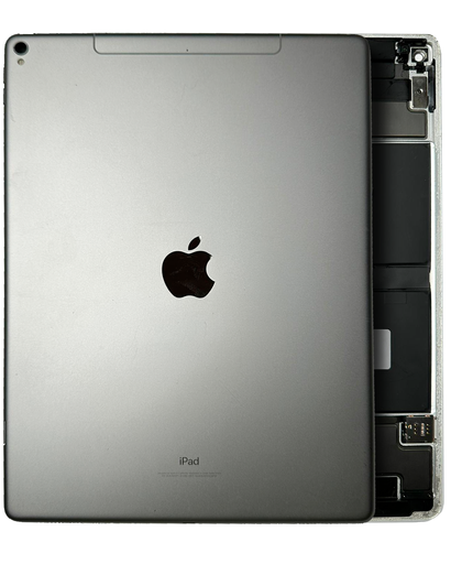 Back Housing W/ Small Components Pre-Installed Compatible For iPad Pro 12.9 2nd Gen (WIFI cellular) (Used OEM Pull: Grade C) (Silver)