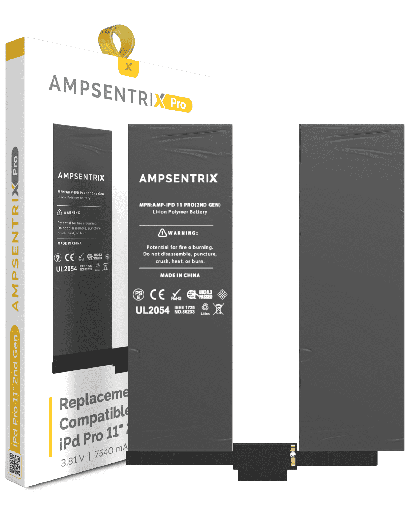 Replacement Battery Compatible For iPad Pro 11&quot; 2nd Gen (2020) (AmpSentrix Pro)