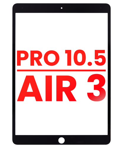 Front Glass Only Compatible For iPad Pro 10.5&quot; / iPad Air 3 (Black) (Glass Separation Required)