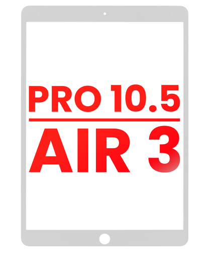 Front Glass Only Compatible For iPad Pro 10.5&quot; / iPad Air 3 (White) (Glass Separation Required)