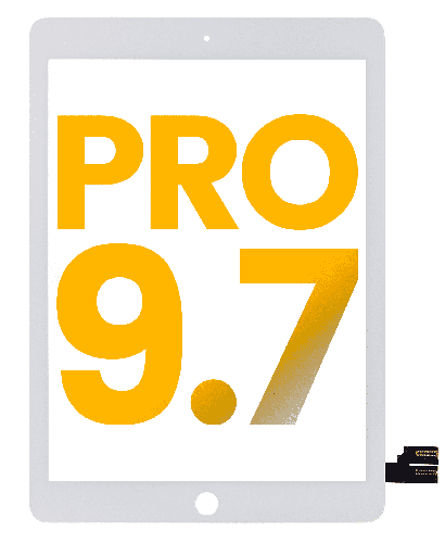 Digitizer Compatible For iPad Pro 9.7&quot; (Glass Separation Required) (Aftermarket Plus) (White)
