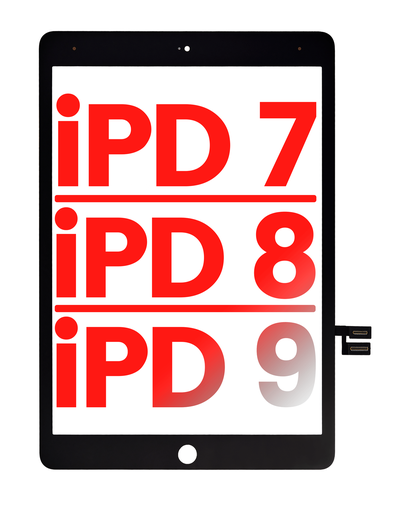 Digitizer Compatible For iPad 7 (2019) / iPad 8 (2020) / iPad 9 (2021) (Aftermarket Plus) (Black)