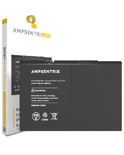 Replacement Battery Compatible For iPad Air 1 / iPad 5 (2017) / iPad 6 (2018) / iPad 7 (2019) / iPad 8 (2020) / iPad 9 (2021) (AmpSentrix Pro)
