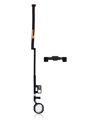 Home Button Flex Cable Compatible For iPad 7 (2019) / iPad 8 (2020) / iPad 9 (2021) (Aftermarket Plus) (Silver)