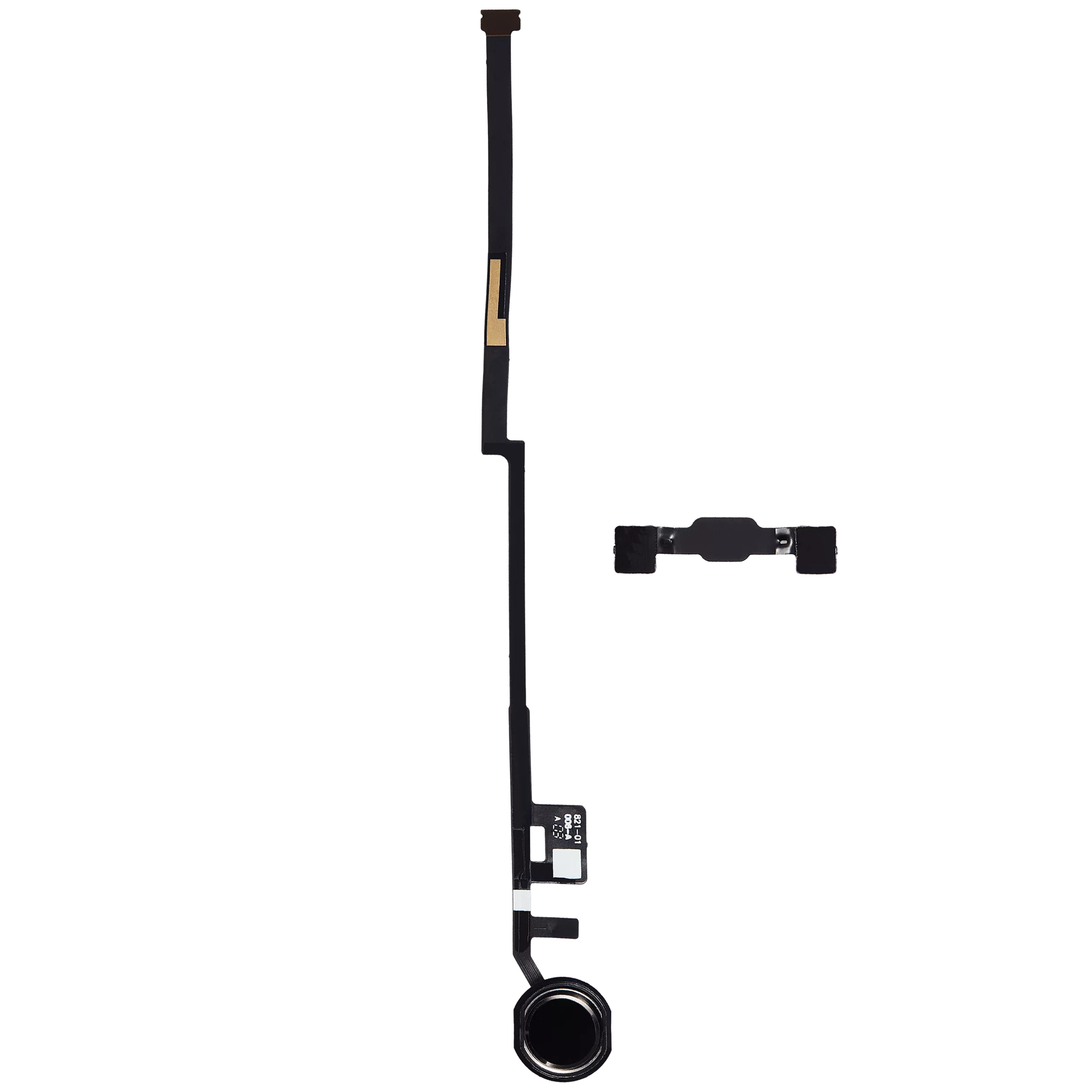 Home Button Flex Cable Compatible For iPad 7 (2019) / iPad 8 (2020) / iPad 9 (2021) (Aftermarket Plus) (Space Gray)