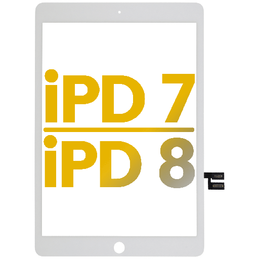 Digitizer Compatible For iPad 7 (2019) / iPad 8 (2020) (Premium) (White)