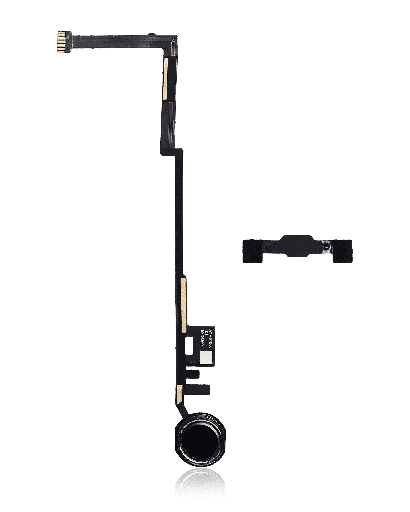 Home Button Flex Cable Compatible For iPad 5 (2017) / iPad 6 (2018) (Aftermarket Plus) (Black)