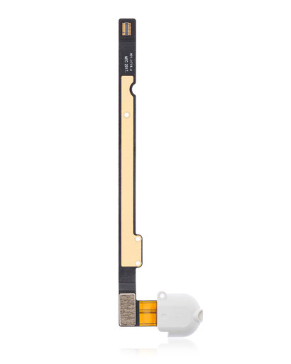 Headphone Jack Flex Cable Compatible For iPad Air 1 / iPad 5 (2017) / iPad 6 (2018) (White) (4G Version)