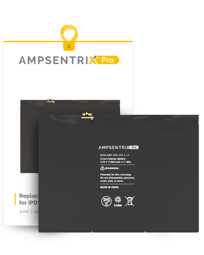 Replacement Battery Compatible For iPad 3 / iPad 4 (AmpSentrix Pro)