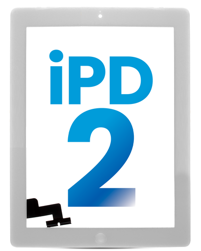 Digitizer Compatible For iPad 2 (Aftermarket) (White)