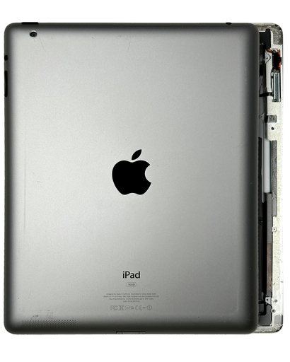 Back Housing W/ Small Components Pre-Installed Compatible For iPad 2 (WIFI) (Used OEM Pull: Grade C) (Silver)