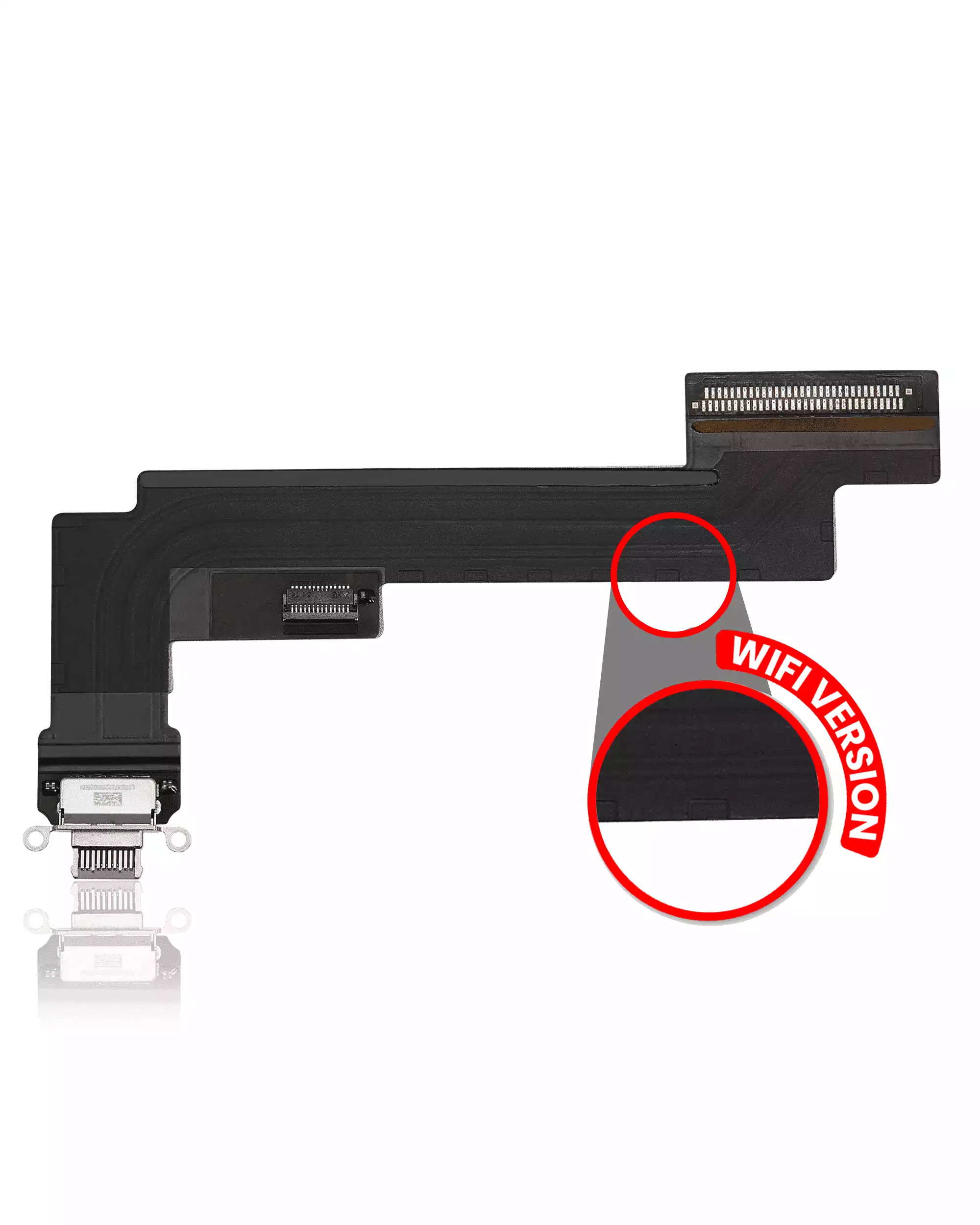Charging Port Flex Cable Compatible For iPad Air 5 (WiFi Version) (Used OEM Pull: Grade A) (Purple)