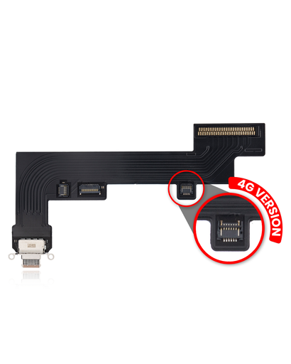 Charging Port Flex Cable Compatible For iPad Air 4 / iPad Air 5 (4G Version) (Aftermarket Plus) (Rose Gold)