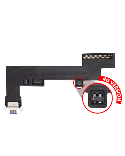 Charging Port Flex Cable Compatible For iPad Air 4 / iPad Air 5 (4G Version) (Aftermarket Plus) (Blue)
