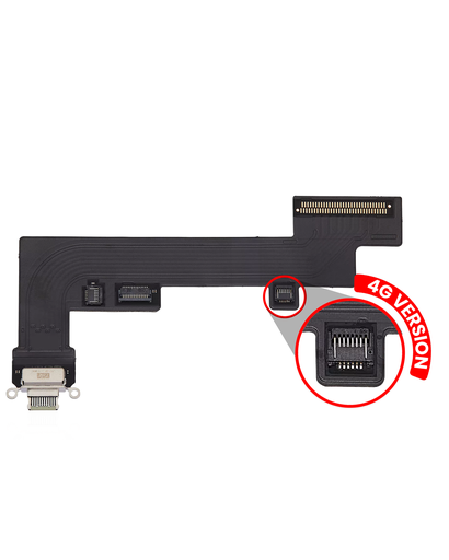 Charging Port Flex Cable Compatible For iPad Air 4 / iPad Air 5 (4G Version) (Aftermarket Plus) (Green)