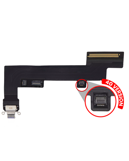 Charging Port Flex Cable Compatible For iPad Air 4 ./ iPad Air 5 (4G Version) (Premium) (Purple)