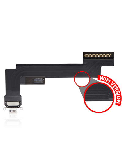 Charging Port Flex Cable Compatible For iPad Air 5 (WiFi Version) (Premium) (Pink)