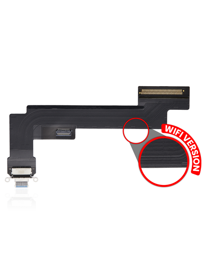 Charging Port Flex Cable Compatible For iPad Air 5 (WiFi Version) (Premium) (Blue)