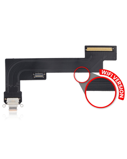 Charging Port Flex Cable Compatible For iPad Air 4 (WiFi Version) (Aftermarket Plus) (Rose Gold)