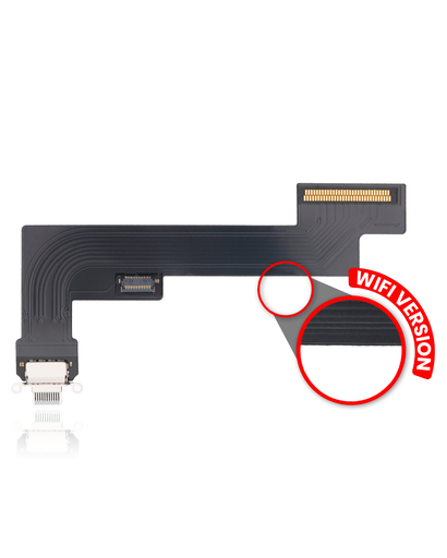 Charging Port Flex Cable Compatible For iPad Air 4 (WiFi Version) (Premium) (Sky Blue)