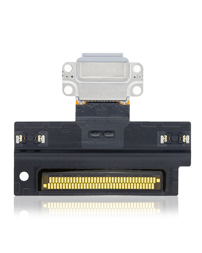 Charging Port Flex Cable Compatible For iPad Air 3 (Soldering Required) (White) (Premium) (White)