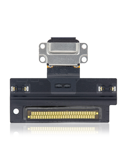 Charging Port Flex Cable Compatible For iPad Air 3 (Soldering Required) (Premium) (Black)