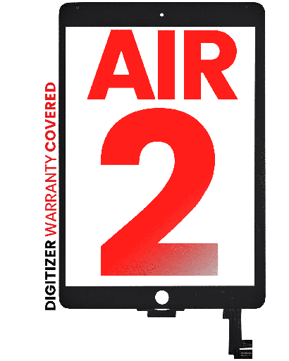 Digitizer Compatible For iPad Air 2 (Glass Separation Required) (Aftermarket Pro: XO7-2) (Black)