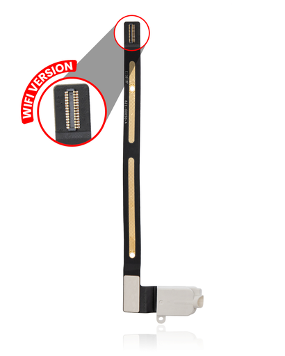 Headphone Jack Flex Cable Compatible For iPad Air 2 (WiFi Version) (White)