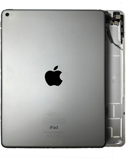 Back Housing W/ Small Components Pre-Installed Compatible For iPad Air 2 (WIFI) (Used OEM Pull: Grade B) (Space Gray)