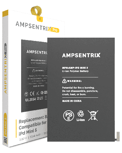 Replacement Battery Compatible For iPad Mini 5 (AmpSentrix Pro)