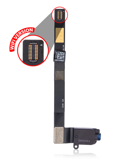 Headphone Jack With Flex Cable Compatible For iPad Mini 4 (WiFi Version) (Black)