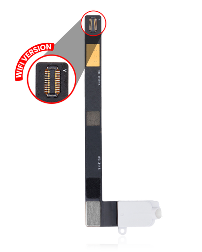 Headphone Jack With Flex Cable Compatible For iPad Mini 4 (WiFi Version) (White)